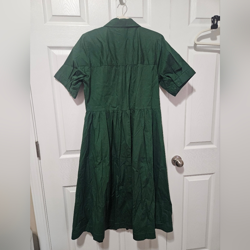 Universal Standard Green Dress XS 10/12 - Picture 4 of 5